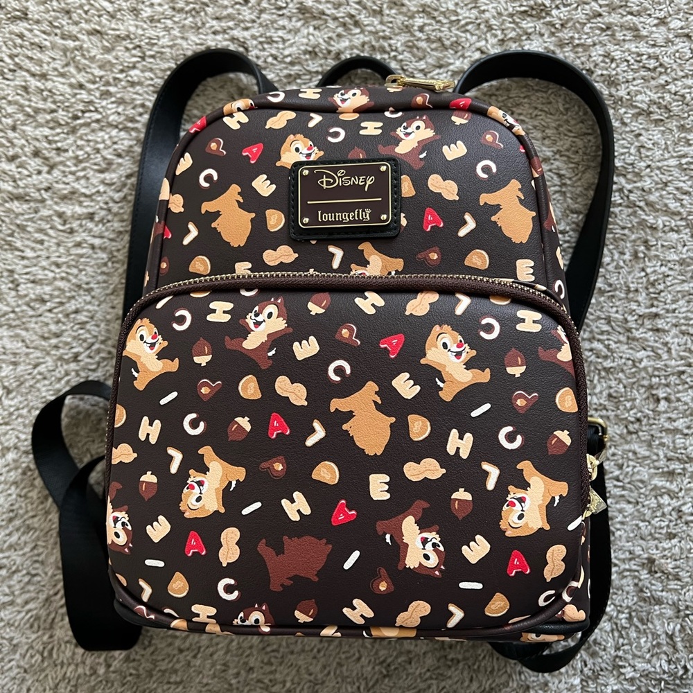 Loungefly Chip and Dale’s backpack